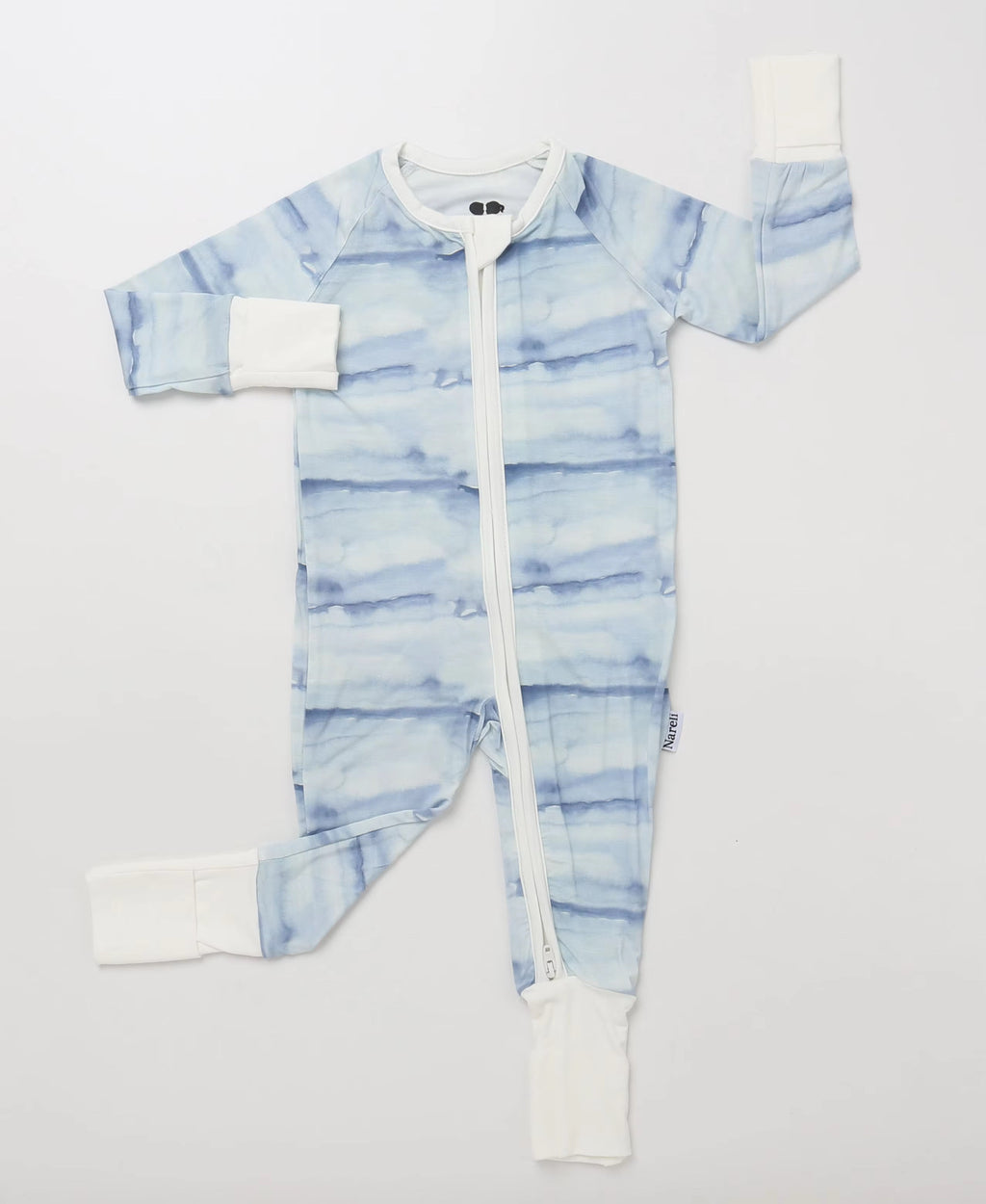 Bamboo Viscose Zipper Sleeper in blue